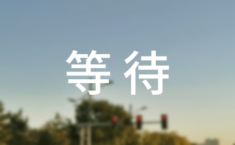 (優選)等待的作文15篇