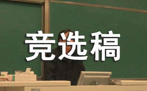 2016年小學大隊干部競選稿