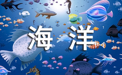 中班中國畫教案設計彩色的海洋